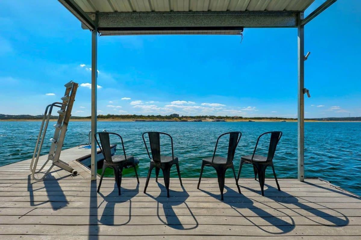 Atlantis On Lake Travis Pool Hot Tub Dock Villa Leander Exterior photo