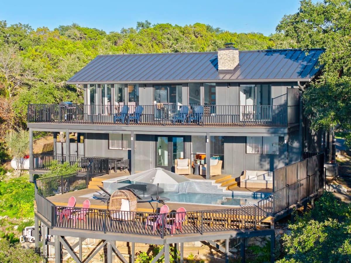 Atlantis On Lake Travis Pool Hot Tub Dock Villa Leander Exterior photo