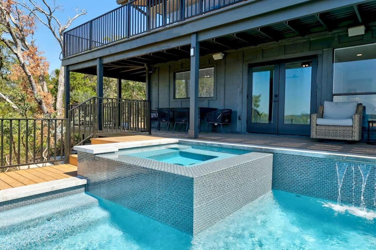 Atlantis On Lake Travis Pool Hot Tub Dock Villa Leander Exterior photo