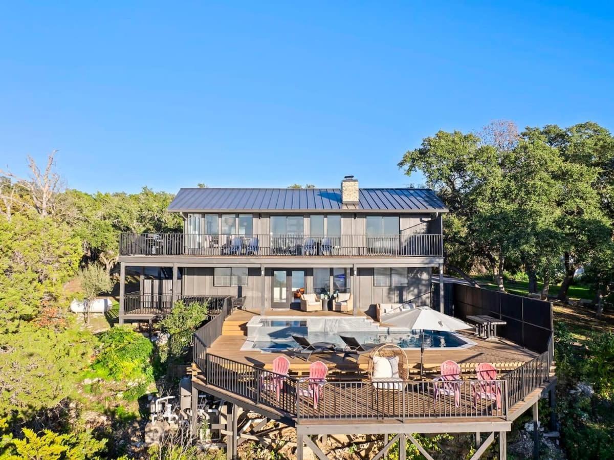 Atlantis On Lake Travis Pool Hot Tub Dock Villa Leander Exterior photo