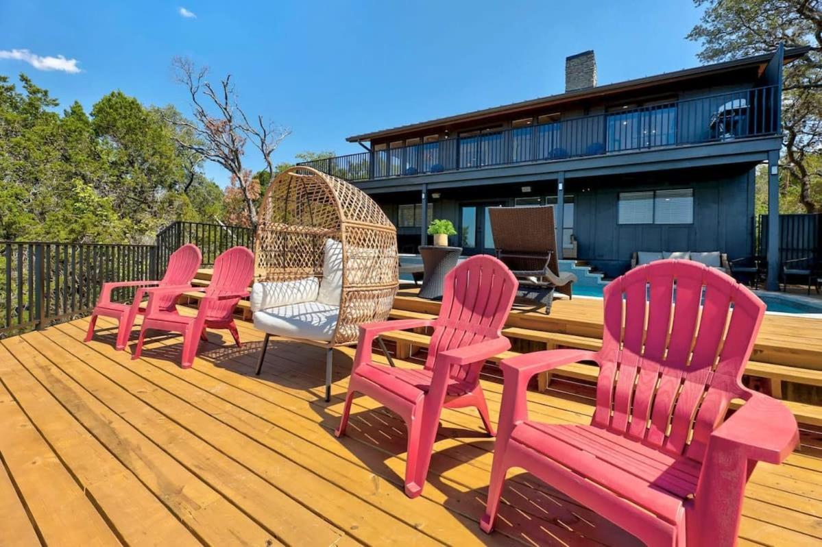 Atlantis On Lake Travis Pool Hot Tub Dock Villa Leander Exterior photo