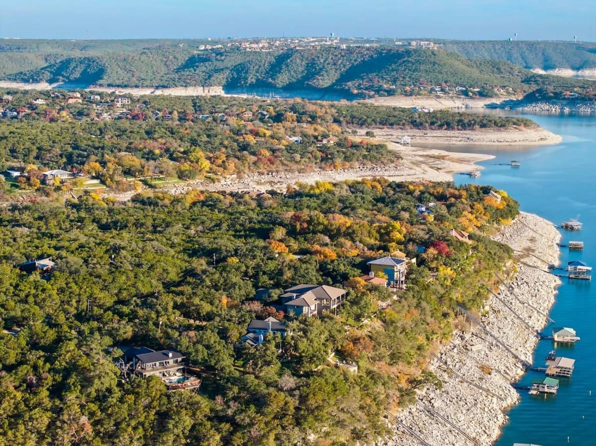 Atlantis On Lake Travis Pool Hot Tub Dock Villa Leander Exterior photo